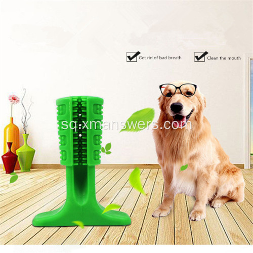 Furçë dhëmbësh Dog Chew Stick Cleaning Toy Silikoni PetBrushing